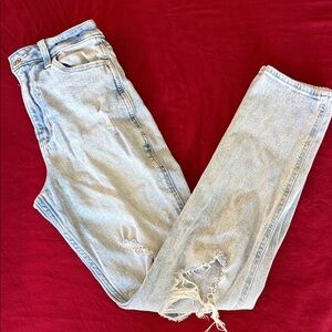 Light Blue Distressed Jeans